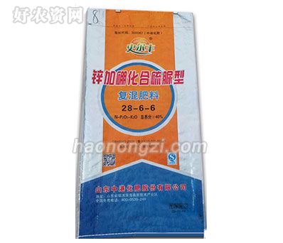 锌加硼化合硫脲型复混肥料28-6-6-史尔丰-中港化肥